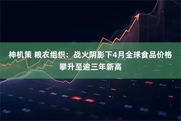 神机策 粮农组织：战火阴影下4月全球食品价格攀升至逾三年新高